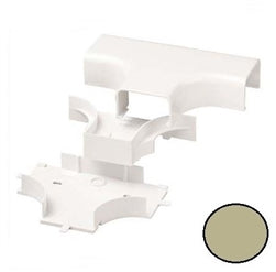 Panduit TFXD10EI-X Tee for LD2P10 Raceway, Electric Ivory