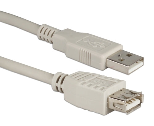 USB-A06-EXT Extension Cable: USB Type-A, Male / Female, 6 Ft.