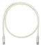 UTP6A10-Q, Panduit CU Patch Crd,Cat 6A,10ft, International White, Bulk25 (MOQ: 25; Increment of 25)