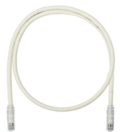 UTP6A10-Q, Panduit CU Patch Crd,Cat 6A,10ft, International White, Bulk25 (MOQ: 25; Increment of 25)