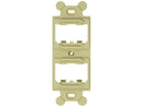 Panduit CF1064EIY Mini-Com 106 Frame: 4 Port - Electric Ivory (MOQ: 10; Increment of 1)