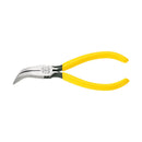 D302-6 Klein Tools Pliers, Curved, Long Nose, 70 Degree Bend, Jaw Length 1.5 Inch