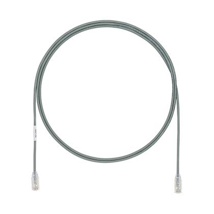 UTP6ASD6GY-Q, Panduit CU Patch Crd,Cat 6A,SD,6ft, gray,  Bulk25 (MOQ: 25; Increment of 25)