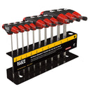 JTH410E Klein Tools Hex Key Set, 10 Key, T-Handle with Stand, Inch Measures, SAE