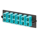 FAP6WAQSCZ, Panduit Coupler Panel: Panduit, 6 Simplex SC Ports (6 Fibers), Multimode OM3/4 (MOQ: 1; Increment of 1)