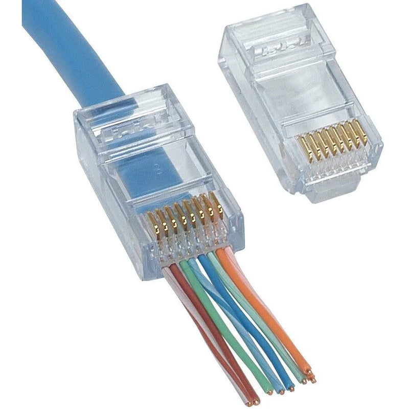 Platinum Tools 100010C EZ-RJ45 Cat6 Connector.  50/Clamshell.