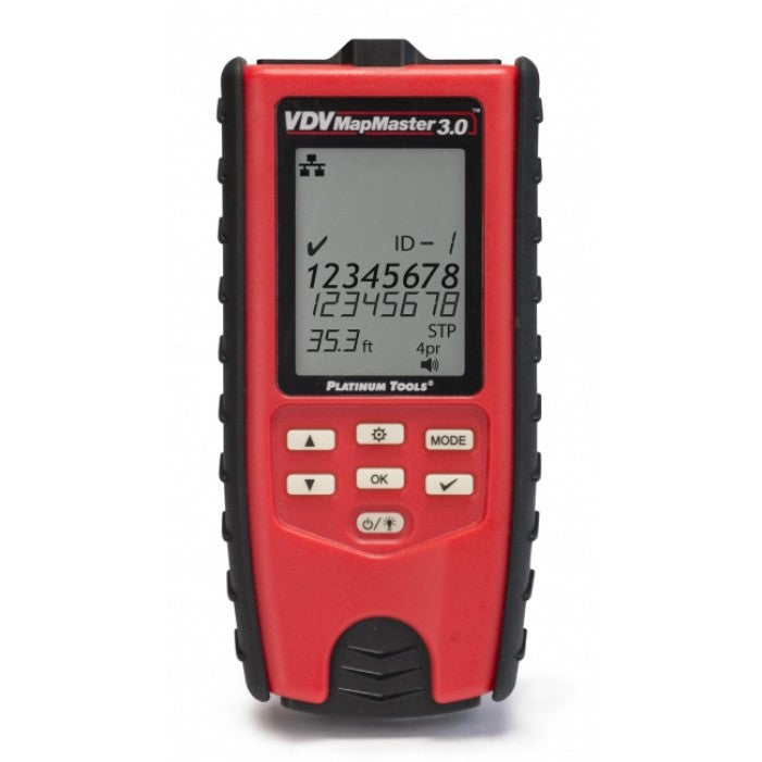 Platinum Tools T130 Voice/Data/Video Tester VDV MapMaster 3.0