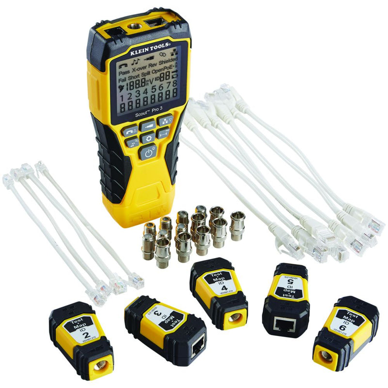 Klein Tools  VDV501-853 Scout® Pro 3 Tester with Test + Map™ Remote Kit